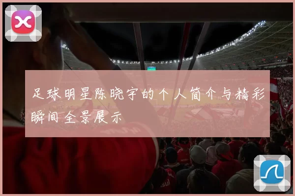 足球明星陈晓宇的个人简介与精彩瞬间全景展示